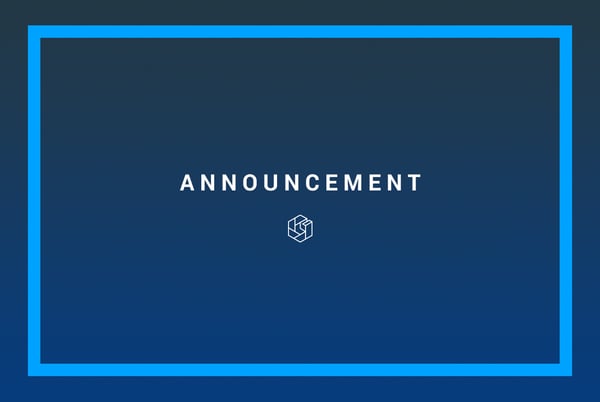 A Letter to our Customers and Partners