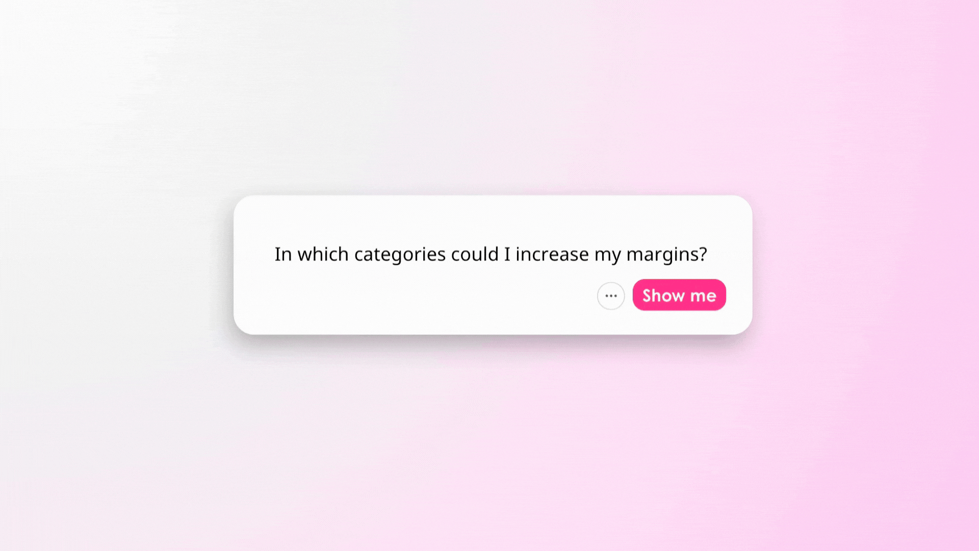 Omnia Agent - Which categories increase margins
