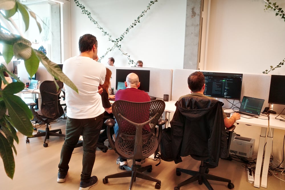 Omnia team at hackathon