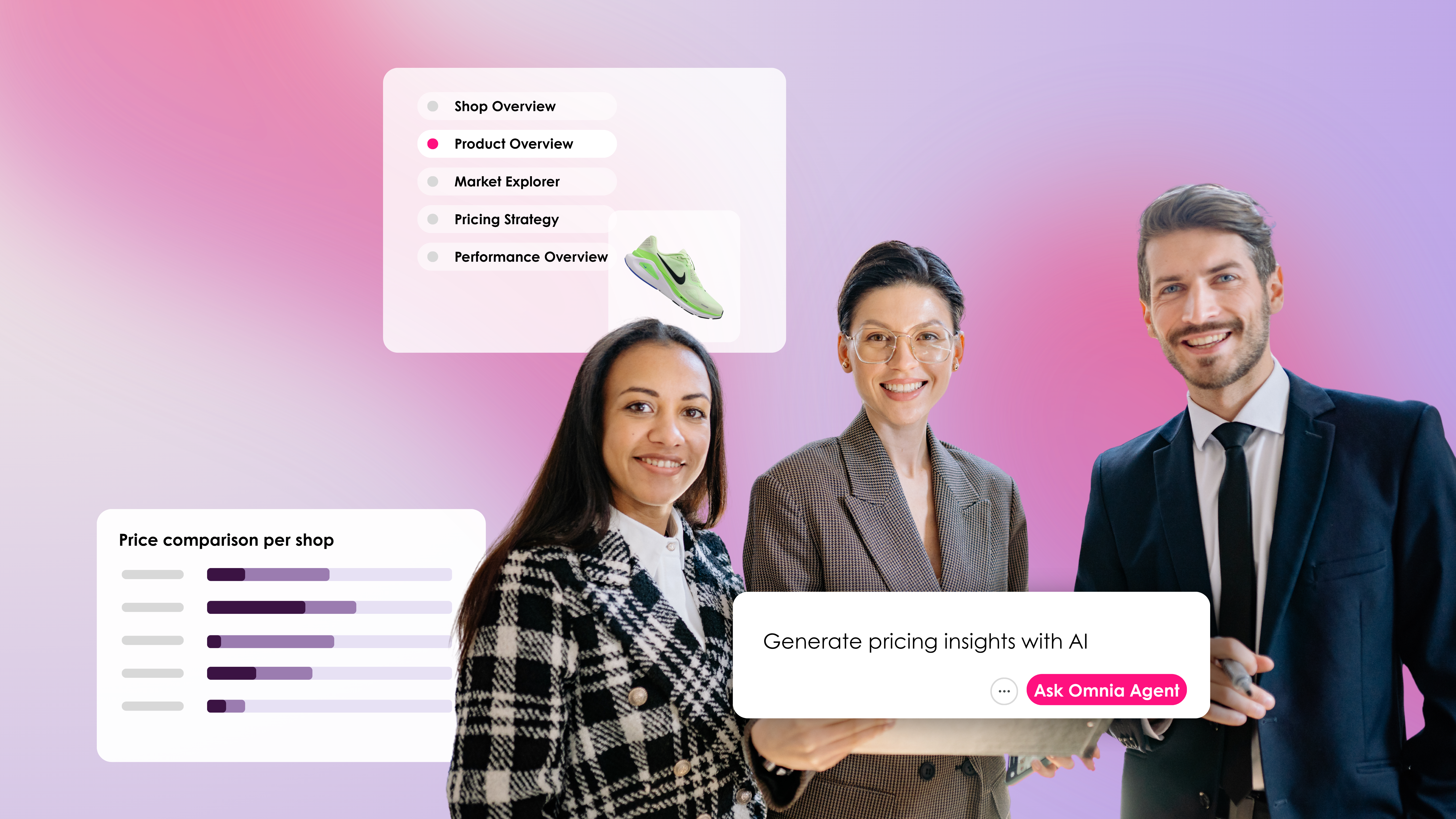 Website Cover image team with omnia features