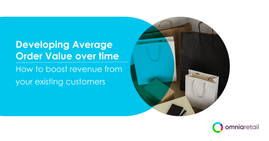 Developing Average Order Value over time in e-commerce