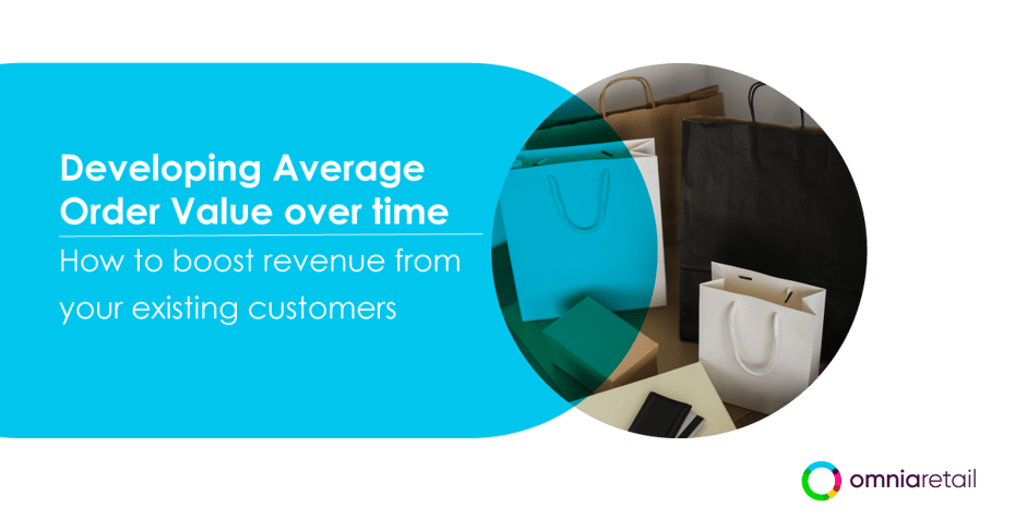 Developing Average Order Value over time in e-commerce Developing Average Order Value over time in e-commerce