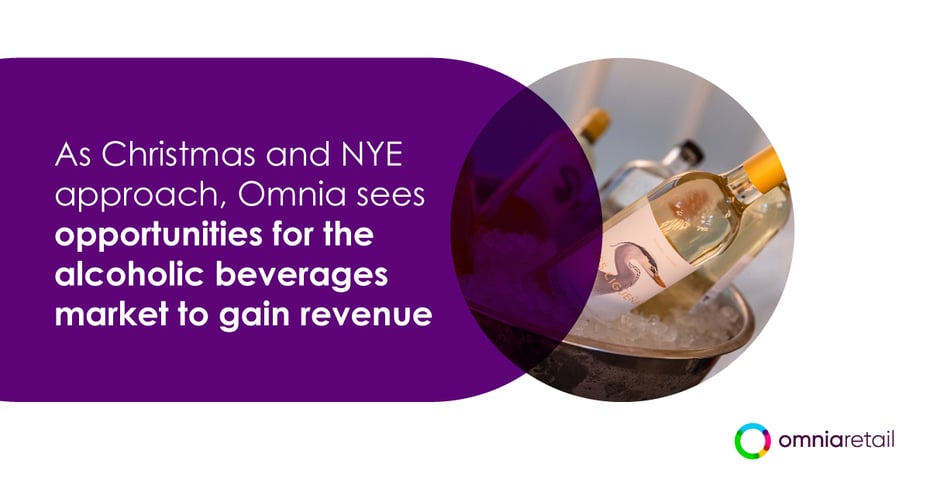 As Christmas and NYE approach, Omnia sees opportunities for the alcoholic beverages market to gain revenue and customer loyalty