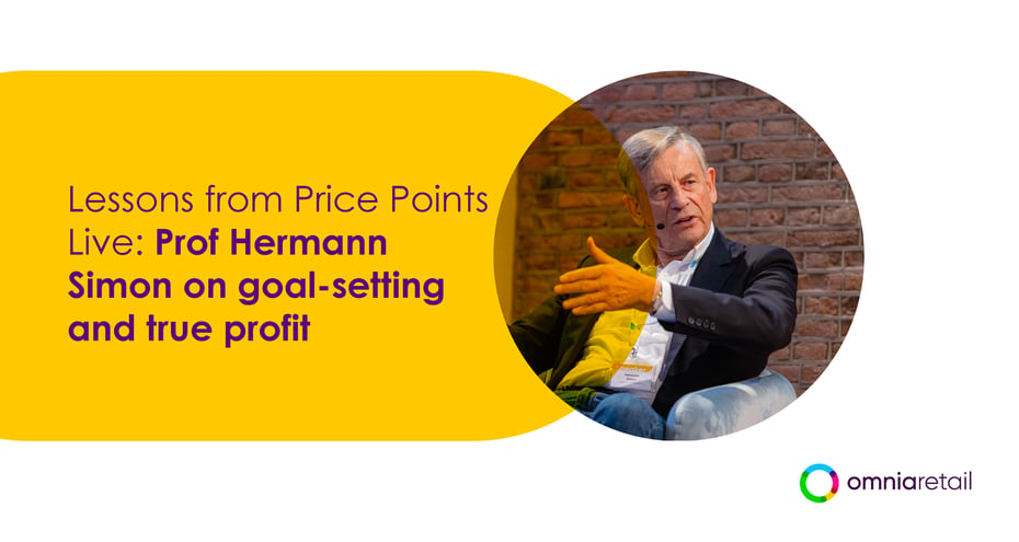Lessons from Price Points Live: Prof Hermann Simon on goal-setting and true profit