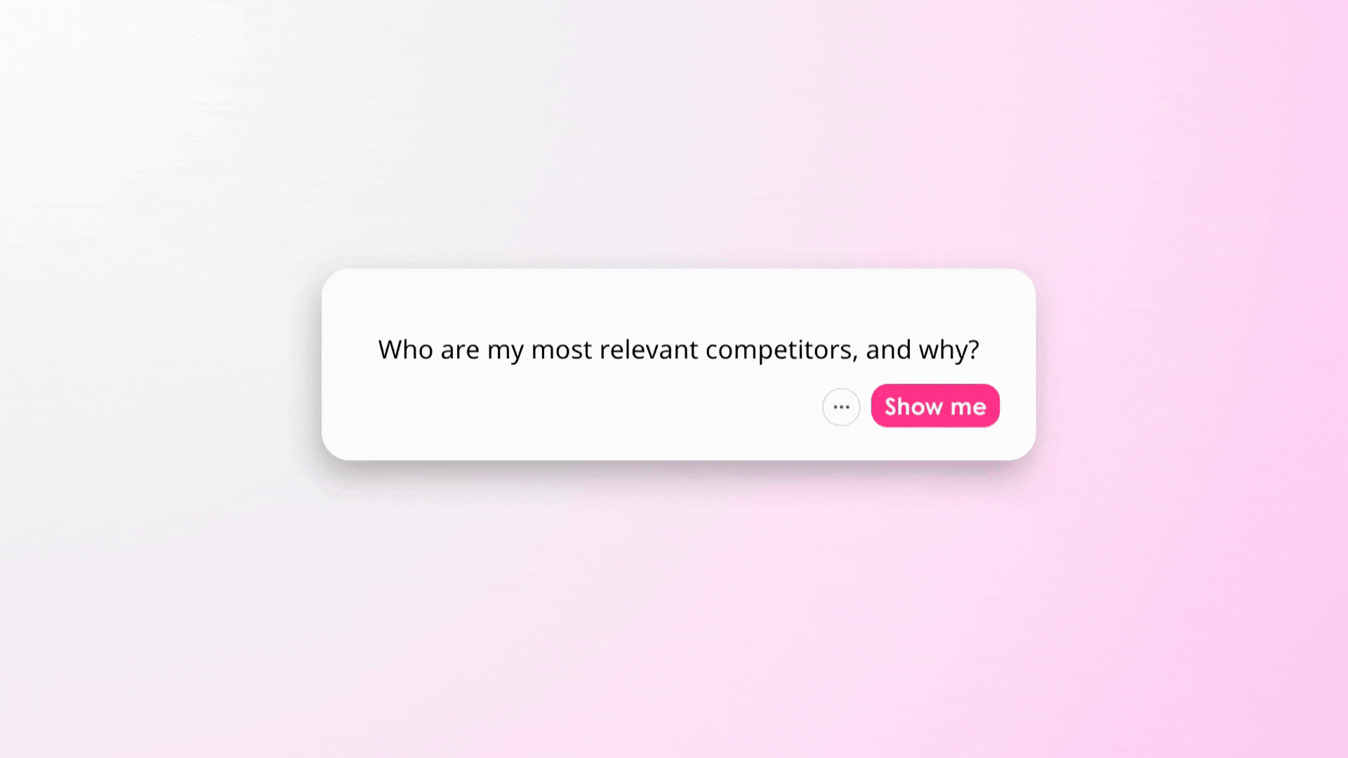 Omnia Agent - Who are my competitors