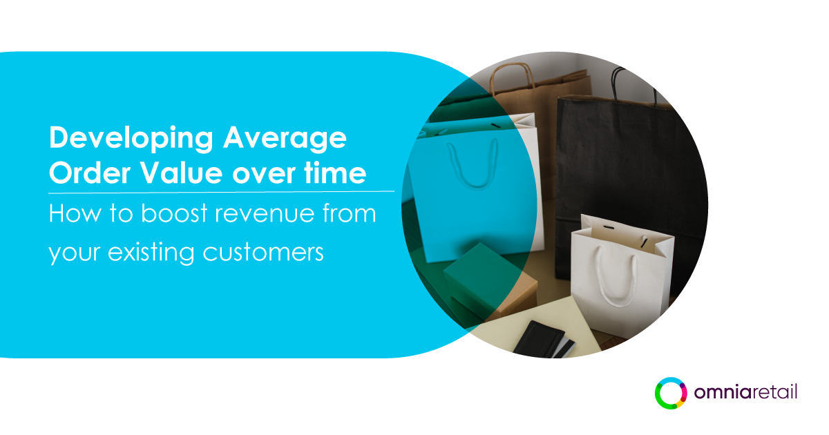 Developing Average Order Value over time in e-commerce Developing Average Order Value over time in e-commerce
